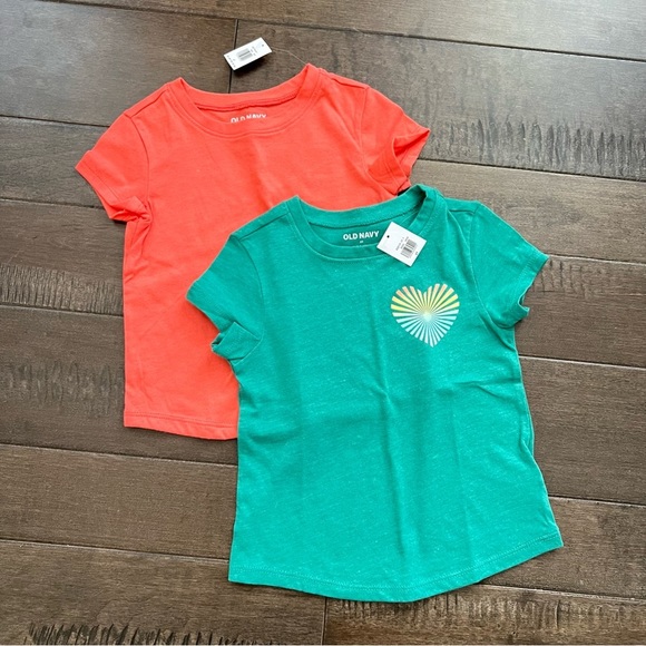 Old Navy Other - OLD Navy 2T Short Sleeved Tees T-Shirts Toddler Girl NWT